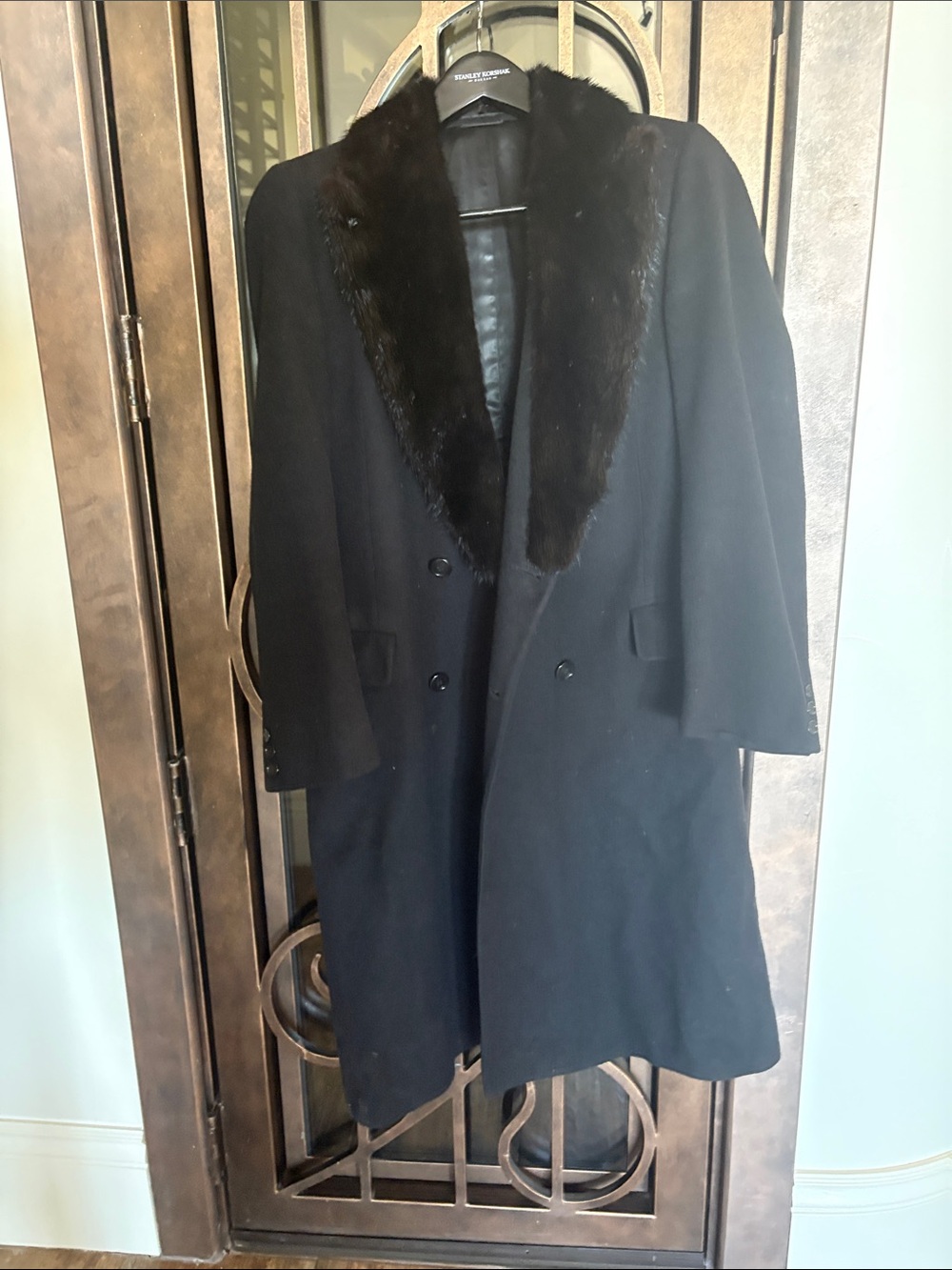 100% Pure Cashmere Coat - Black